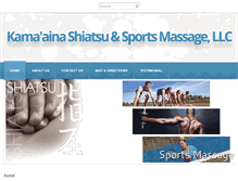Tablet Screenshot of kamaainashiatsu.com